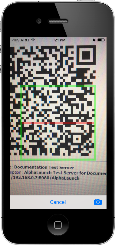 Barcode scanner on an iOS Device